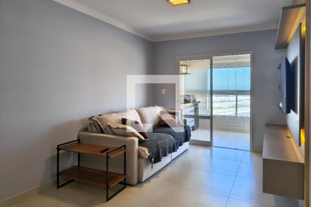 Sala  de apartamento para alugar com 2 quartos, 74m² em Vila Caiçara, Praia Grande