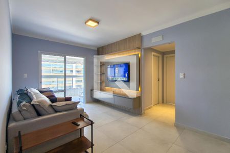 Sala de apartamento para alugar com 2 quartos, 74m² em Vila Caiçara, Praia Grande