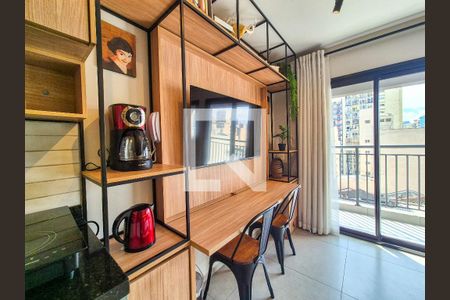 Sala/Quarto de apartamento à venda com 1 quarto, 27m² em Vila Buarque, São Paulo