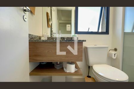 Banheiro de kitnet/studio à venda com 1 quarto, 21m² em Jardim Paulista, São Paulo