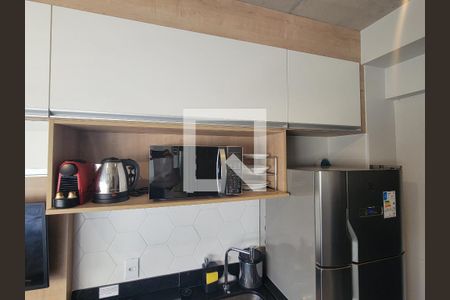 Cozinha de kitnet/studio para alugar com 2 quartos, 16m² em Bela Vista, São Paulo