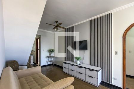 Sala de apartamento para alugar com 3 quartos, 182m² em Guilhermina, Praia Grande