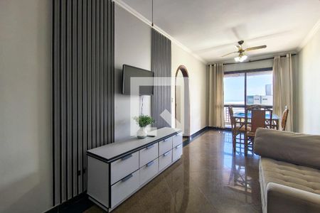 Sala de apartamento para alugar com 3 quartos, 182m² em Guilhermina, Praia Grande