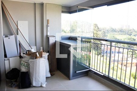 Detalhe - Varanda com Churrasqueira de apartamento para alugar com 3 quartos, 85m² em City América, São Paulo