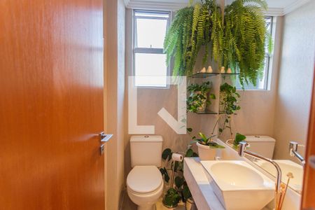 Lavabo na Sala de apartamento à venda com 4 quartos, 153m² em Cruzeiro, Belo Horizonte