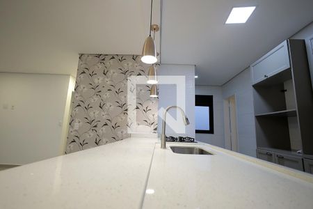 Cozinha de apartamento à venda com 3 quartos, 80m² em Vila Floresta, Santo André