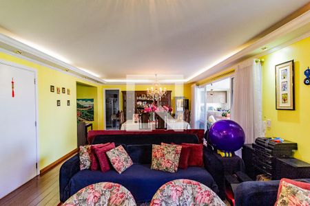 Sala de Estar de apartamento à venda com 4 quartos, 190m² em Jardim Marajoara, São Paulo