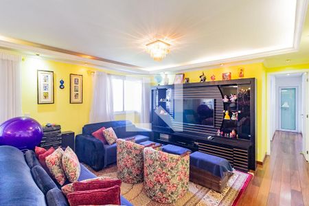 Sala de Estar de apartamento à venda com 4 quartos, 190m² em Jardim Marajoara, São Paulo