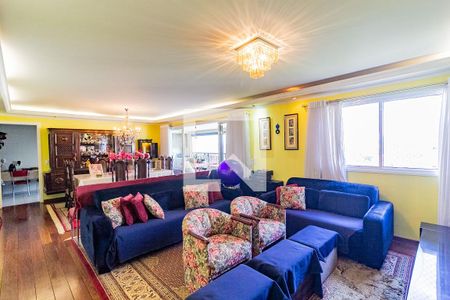 Sala de Estar de apartamento à venda com 4 quartos, 190m² em Jardim Marajoara, São Paulo
