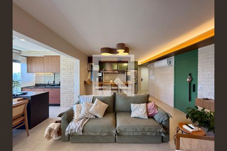 Sala de apartamento à venda com 3 quartos, 136m² em Campo Belo, São Paulo