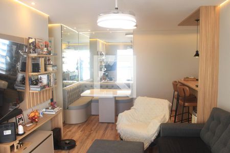 Sala de apartamento para alugar com 2 quartos, 68m² em Olímpico, São Caetano do Sul