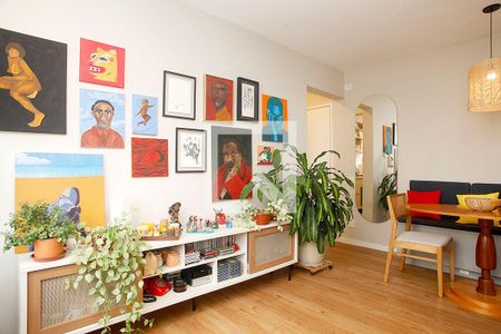 Sala de apartamento à venda com 1 quarto, 46m² em Centro Histórico, Porto Alegre