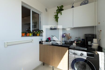 Varanda sala / Área de Serviço de apartamento para alugar com 2 quartos, 55m² em Vila Jardini, Sorocaba