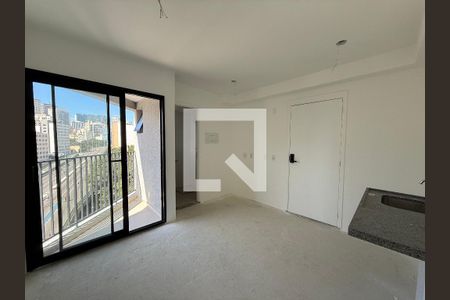 Sala/Cozinha de kitnet/studio à venda com 1 quarto, 18m² em Campos Elíseos, São Paulo