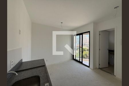 Sala/Cozinha de kitnet/studio à venda com 1 quarto, 18m² em Campos Elíseos, São Paulo