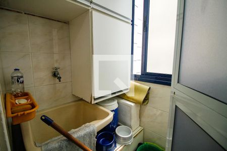Área de Serviço de apartamento para alugar com 1 quarto, 65m² em Cidade Ocian, Praia Grande