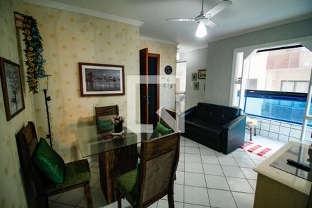 Sala de apartamento para alugar com 1 quarto, 65m² em Cidade Ocian, Praia Grande