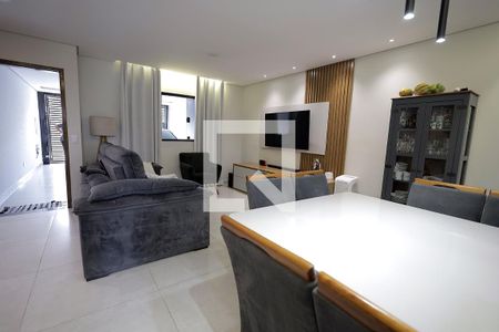 Sala de casa à venda com 3 quartos, 130m² em Parque Capuava, Santo André