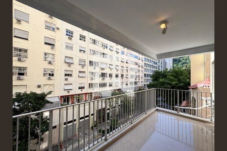 Varanda da sala de apartamento para alugar com 2 quartos, 87m² em Copacabana, Rio de Janeiro
