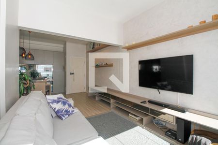 Sala de Estar e Jantar de apartamento para alugar com 1 quarto, 60m² em Paraíso, São Paulo