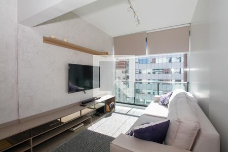 Sala de Estar e Jantar de apartamento para alugar com 1 quarto, 60m² em Paraíso, São Paulo