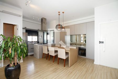 Sala de Estar e Jantar de apartamento para alugar com 1 quarto, 60m² em Paraíso, São Paulo