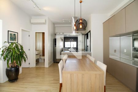 Sala de Estar e Jantar de apartamento para alugar com 1 quarto, 60m² em Paraíso, São Paulo