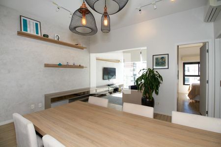 Sala de Estar e Jantar de apartamento para alugar com 1 quarto, 60m² em Paraíso, São Paulo