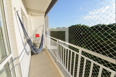 Varanda da Sala de apartamento para alugar com 3 quartos, 69m² em Vila São José, Taubaté