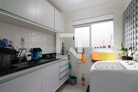 Sala/Cozinha e Área de Serviço de apartamento à venda com 1 quarto, 29m² em Vila Santana, São Paulo