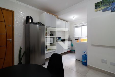 Sala/Cozinha e Área de Serviço de apartamento à venda com 1 quarto, 29m² em Vila Santana, São Paulo