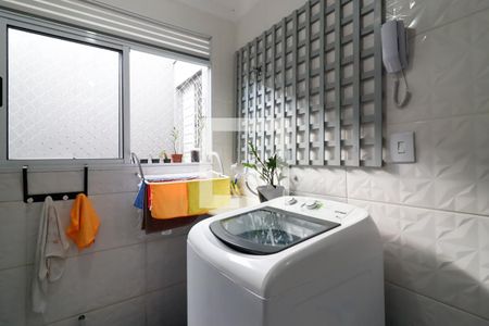 Sala/Cozinha e Área de Serviço de apartamento à venda com 1 quarto, 29m² em Vila Santana, São Paulo