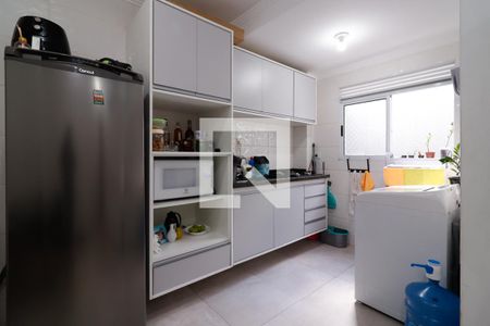 Sala/Cozinha e Área de Serviço de apartamento à venda com 1 quarto, 29m² em Vila Santana, São Paulo