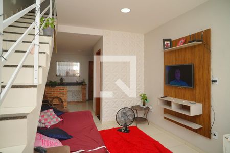 Sala de casa de condomínio para alugar com 2 quartos, 300m² em Jardim Atlântico Leste, Maricá