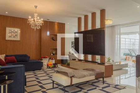 Sala de apartamento para alugar com 4 quartos, 580m² em Vila Alvaro Marques, São Bernardo do Campo