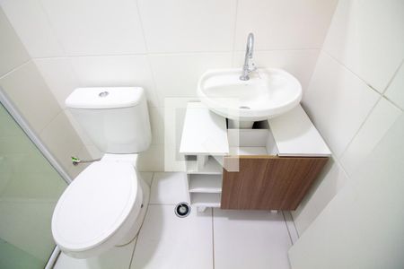 Banheiro da Suíte de apartamento para alugar com 1 quarto, 29m² em Vila das Belezas, São Paulo
