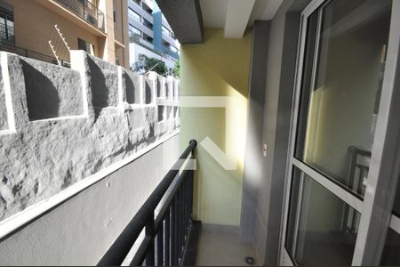 Sacada da Sala de apartamento à venda com 1 quarto, 28m² em Vila Gustavo, São Paulo