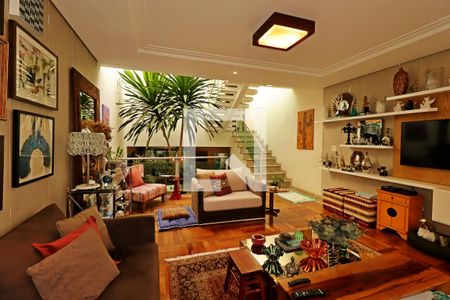 Sala de casa à venda com 3 quartos, 175m² em Vila Scarpelli, Santo André