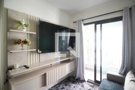 Sala de apartamento para alugar com 1 quarto, 30m² em Indianópolis, São Paulo