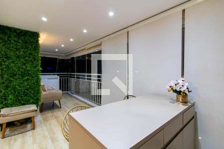 Varanda Gourmet de apartamento à venda com 2 quartos, 92m² em Vila Augusta, Guarulhos