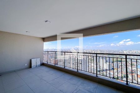 Varanda da Sala de apartamento para alugar com 3 quartos, 113m² em Brás, São Paulo