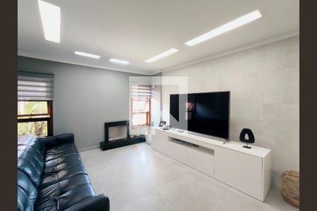 Sala de TV de casa de condomínio à venda com 4 quartos, 510m² em Loteamento Portal do Paraiso, Jundiaí