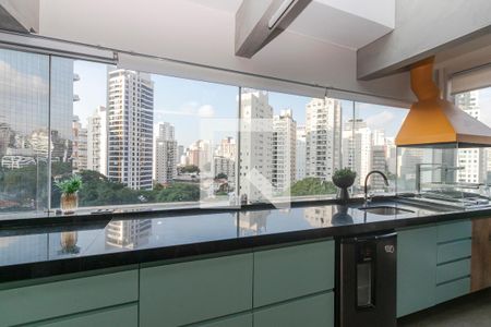 Sala/ Cozinha de apartamento à venda com 1 quarto, 63m² em Itaim Bibi, São Paulo