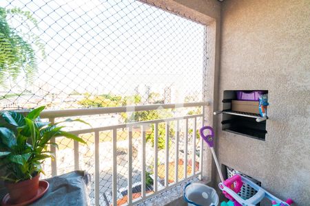 Sacada da Sala/Cozinha de apartamento à venda com 2 quartos, 37m² em Vila Santa Catarina, São Paulo