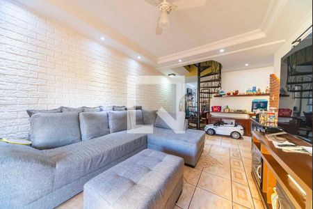 Sala de casa para alugar com 2 quartos, 149m² em Parque Marajoara, Santo André