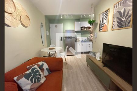 Sala de apartamento para alugar com 1 quarto, 26m² em Campos Elíseos, São Paulo