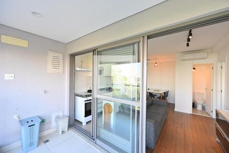Varanda de apartamento à venda com 1 quarto, 46m² em Vila Clementino, São Paulo