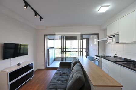 Sala de apartamento à venda com 1 quarto, 46m² em Vila Clementino, São Paulo