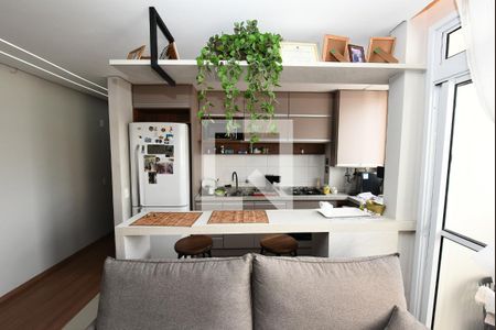 Sala de apartamento para alugar com 2 quartos, 68m² em Jk, Contagem