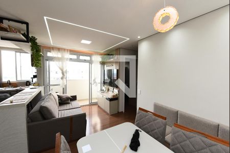 Sala de apartamento para alugar com 2 quartos, 68m² em Jk, Contagem